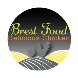 Logo BREST FOOD DELICIOUS CHICKEN